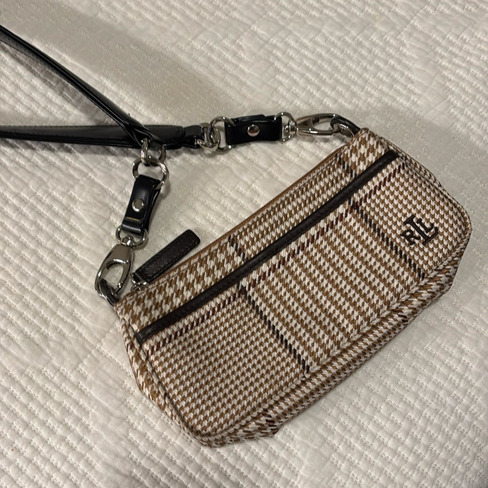 Lauren Ralph Lauren Mini Houndstooth Shoulder Bag